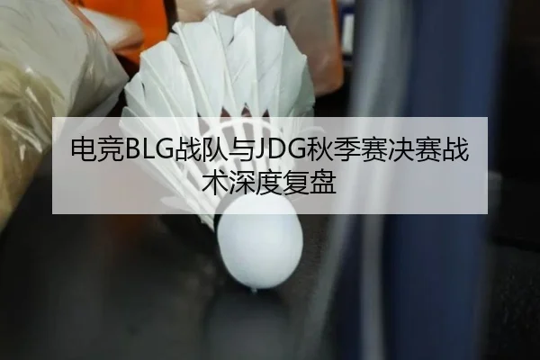 电竞BLG战队与JDG秋季赛决赛战术深度复盘